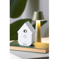Nástenné kukučkové hodiny Modern Cuckoo Karlsson KA6095WH, 12cm
